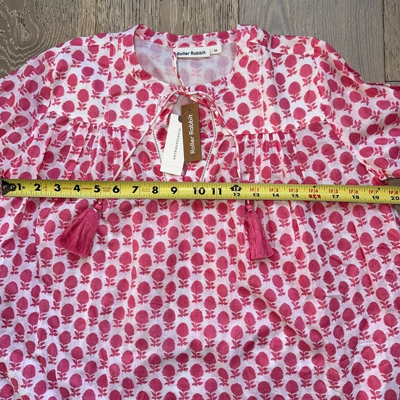 Roller Rabbit Pink Patterned Cover Up / Dress - Picture 6 of 8